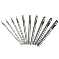 10Pcs Steel Punch Set 0.5 5Mm Leather Hole Craft Tool For Leather Craft Stamp Punch