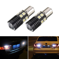 10W White R5 12smd Ba15s Car Tail Backup Reverse Led Light