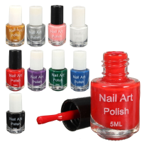 11 Colors 5ml Nail Art Stamping Polish For Template Printing Stamp