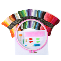 110Pcs Cross Stitch Tool Embroidery Starter Kit With Embroidery Accessories