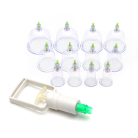 12 Cups Vacuum Megnetic Therapy Massage Acupuncture Cupping Kits Set