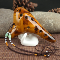 12 Hole Alto C Tone Smoldering Ocarina For Beginner Gift