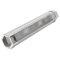 12 Inch Hexagon Smoker Wood Pellet Bbq Grill Hot & Cold Smoking Mesh Tube Generator