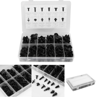 12 Size 240 Pcs Auto Nylon Car Body Retainer Clip Assortment Shield And Push Type