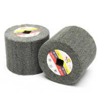 120X100mm 400 to 600 Grit Metal Steel Wire Drawing Burnishing Polishing Wheel for Burnishing Machine