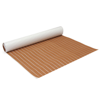 120X240cm Brown And White Eva Foam Faux Teak Sheet Boat Yacht Synthetic Teak Decking