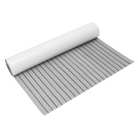 120X240cm Grey And Black Eva Foam Faux Teak Sheet Boat Yacht Synthetic Teak Decking Pad