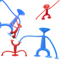 125Mm Big Spider Sucker Man Sucking Disc Blue Red Doll Figure Toy Gift Fun Creative Novelty