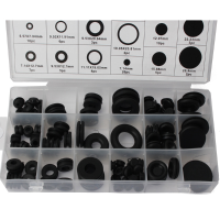 125Pcs Rubber Seal Plumbing Gromment Assortment Set