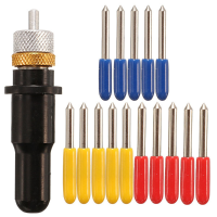 12Mm Black Cutting Plotter With 15pcs 30 45 60 Degree Blades For Roland Cutter