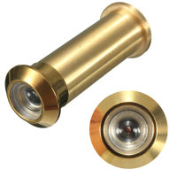 12Mm Brass Security Door Viewer Spy Hole Peephole Adjustable 160 Degree