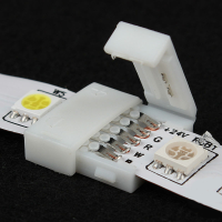 12Mm Width 5 Pin Solderless Connector For Rgbw Led Strip Clip