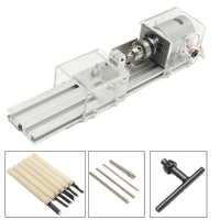 12Pcs Dc 12 24v Mini Diy Polishing Cutting Wood Working Tool Multifunctional Wood Working Lathe Set