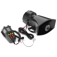 12V 100w 120db 5a 7 Sound Warning Alarm Fire Siren Air Horn Speaker Motorcycle Car