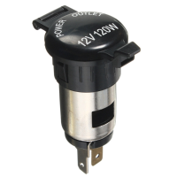 12V 120w Cigarette Lighter Power Socket Plug Outlet For Car Motorcycle Motor Bike