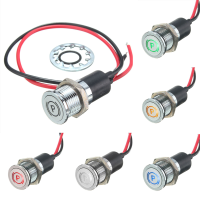 12V 14mm Led Dash Panel Warning Light Indicator Lamp