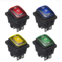 12V 6 Pin Led Light Rocker Toggle Switch Latching Momentary Rocker Switch