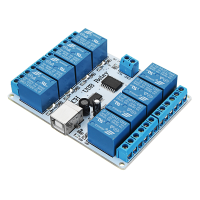 12V DC USB 8 Channel SPDT Relay Module SRD 12VDC SL C