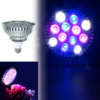 12W E27 Par38 Led Full Spectrum Coral Reef Plant Grow Light Fish Tank Aquarium
