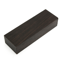12X4x2.5Cm Black Ebony Lumber Original Wood Timber Handle Plate