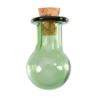 13X20mm Multicolor Mini Glass Ball Shaped Message Wishing Bottle Vial