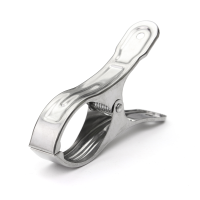13X5x1.7Cm Stainless Steel Strong Grip Peg Clips For Clothes Quilt Socks