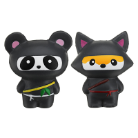 14Cm Cute Jumbo Squishy Ninja Cat Fox Scented Super Slow Rising Kids Toys Gift