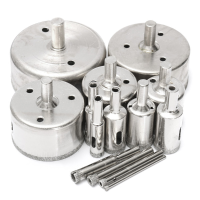 14Pcs 3 70mm Diamond Hole Saw Tile Ceramic Glass Porcelain Marble Drill Bits Set