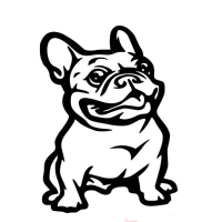 14X 8cm Bulldog Car Stickers Auto Truck Vehicle Motorcycle Decal