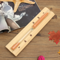 15 Minutes Orange Sand Wood Sauna Hourglass Timer Wall Mounting Clock