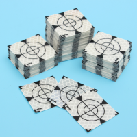 150Pcs Reflector Sheet 40 X 40mm Reflective Tape Target Widely Used In Enginee