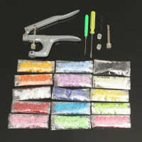150Set Plastic Resin T5 Fastener Snap Kam Buttons Pliers Kit Diy Crafts