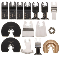 15Pcs Saw Blades Kit For Rockwell Sonicrafter Worx Oscillating Multitool Accessory