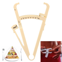 165*100Mm Personal Body Fat Tester Caliper Charts Fitness Health Range 0 70mm
