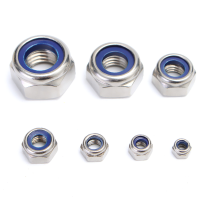 165Pcs Stainless Steel Nylon Insert Locknut Assortment Kit M3   M12