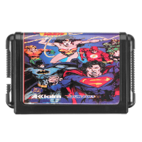 16Bit Justice League Task Force Cartridge For Sega Game Console