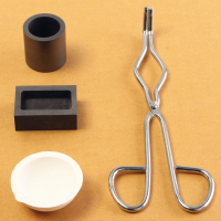 16Oz Gold Graphite Crucible Cup + Tongs + 1 Melting Bowl + Ingot Mold Casting