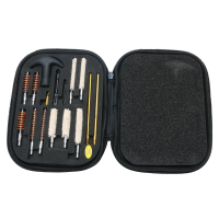 16Pcs Gun Cleaning Kit Case Universal For 22 357 38 40 44 45 9mm Guns