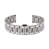 18/20/21/22Mm Stainless Steel Silver Color 3 Beads Watch Band