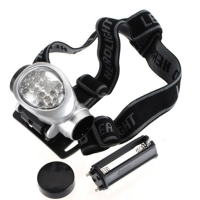 18 Led Headlamp Head Light Torch Lamp Hiking Flash Lightt