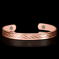 18K Gold Plated Magnetic Therapy Health Healing Women Bracelet Jewelry
