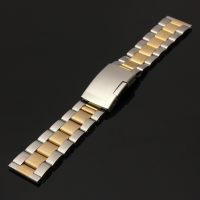 18Mm 20mm 22mm 24mm Gold&silver Stainless Steel Watch Band