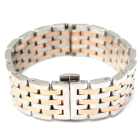 18Mm 22mm Stainless Steel Solid Links Watch Band