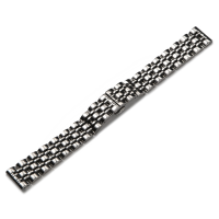 18Mm Stainless Steel Wrist Watch Strap Band Push Button Straight End Bracelet