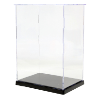19X14x26.5Cm Clear Acrylic Display Show Case Box Plastic Dustproof Protection Tray