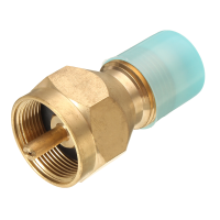 1Lb Brass Cylinder Tank Propane Refill Coupler Heater Adapter