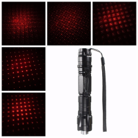 1Mw Focusing Adjustable All Star Red Laser Pointer Pen Beam Light 18650