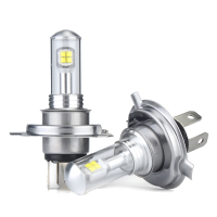 1Pair Autoleader™ Tdrl Car Led Headlights Fog Lamps 80w 1500lm 6000k H1 H3 H4 H7 H11 H16 9005 9006