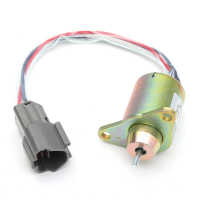 1Pc Fuel Shut Down Solenoid Valve Metal For Replace Yanmar 119233 77932
