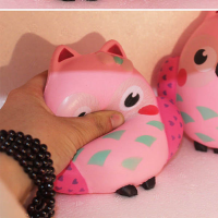 1Pc Squishy Squeeze Super Slow Rising Simulation Owl Scented Soft Kid Gift Cellphone Strap Pendant